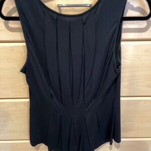 Max Studio sleeveless black top.